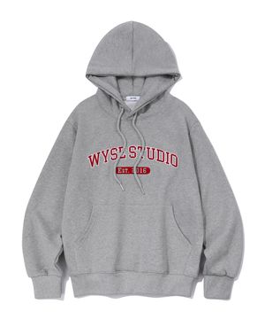 아플리케 스튜디오 후드티셔츠 그레이