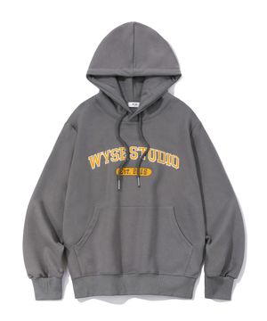 아플리케 스튜디오 후드티셔츠 차콜