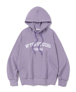 아플리케 스튜디오 후드티셔츠 라벤더