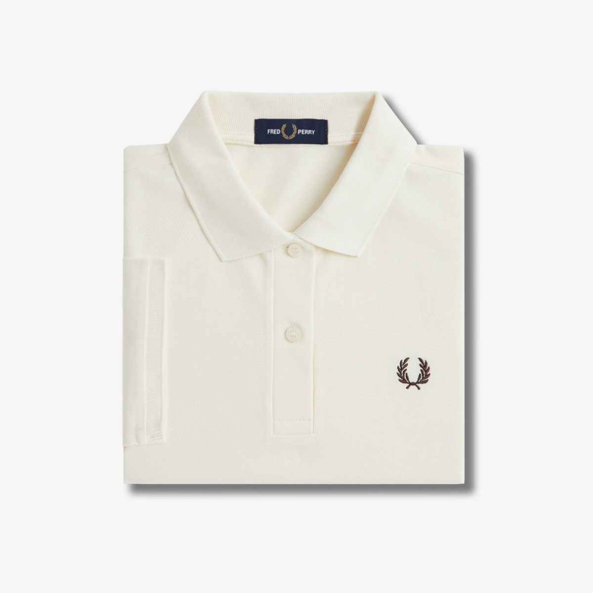 프레드페리(FRED PERRY) [G6000] 여성 플레인 프레드페리 셔츠 - 에크루/캐링턴로드브릭 AFPF2436000-V13
