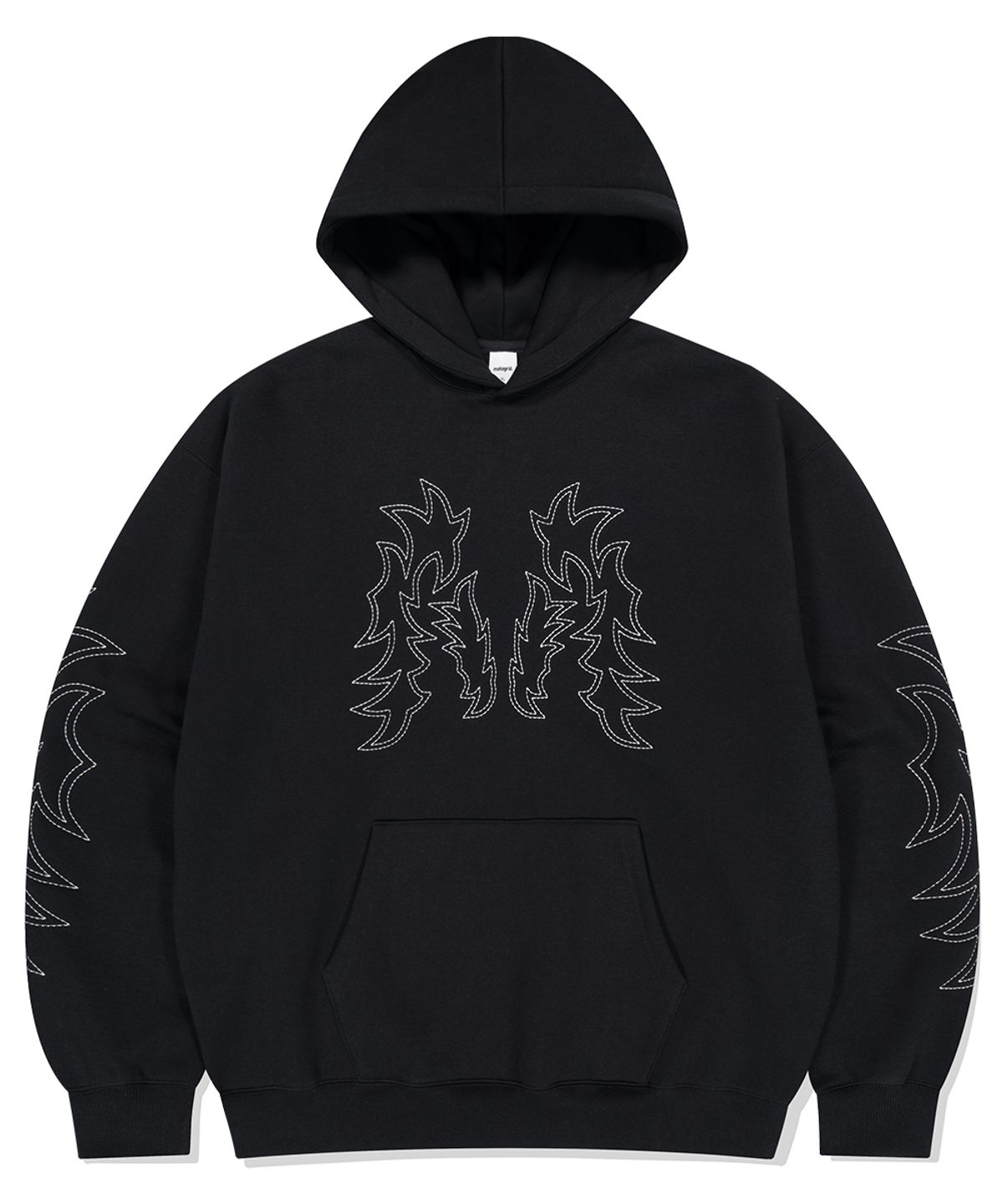 마하그리드(MAHAGRID) WESTERN STITCH HOODIE BLACK(MG2EFMM415A)
