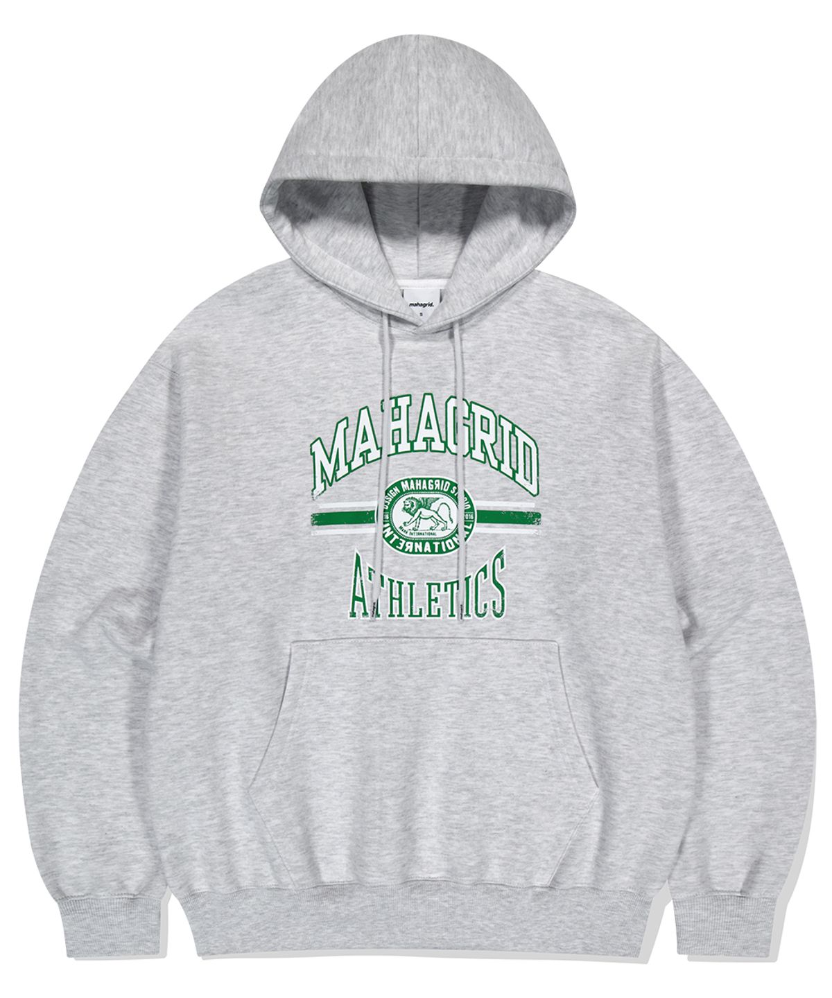 마하그리드(MAHAGRID) LION ATHLETICS HOODIE LIGHT GREY(MG2EFMM417A)