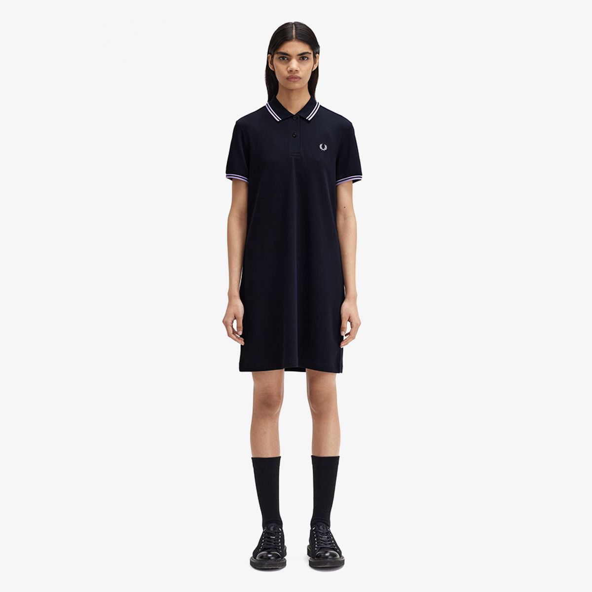 프레드페리(FRED PERRY) 트윈 팁 프레드페리 드레스 (X49) AFPF243D600-X49