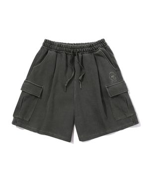 피그먼트 심볼 로고 버뮤다 팬츠 차콜