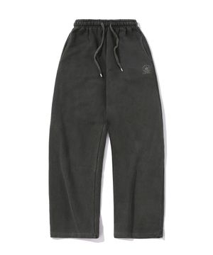 피그먼트 심볼 로고 스웨트 팬츠 차콜
