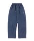 피그먼트 심볼 로고 스웨트 팬츠 블루