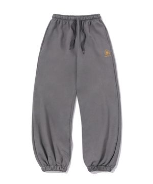 심볼 로고 스웨트 조거팬츠 차콜