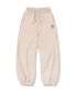 심볼 로고 스웨트 조거팬츠 베이지