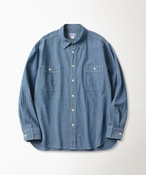 Blue Chambray Work Shirt KR Ver. Light Indigo