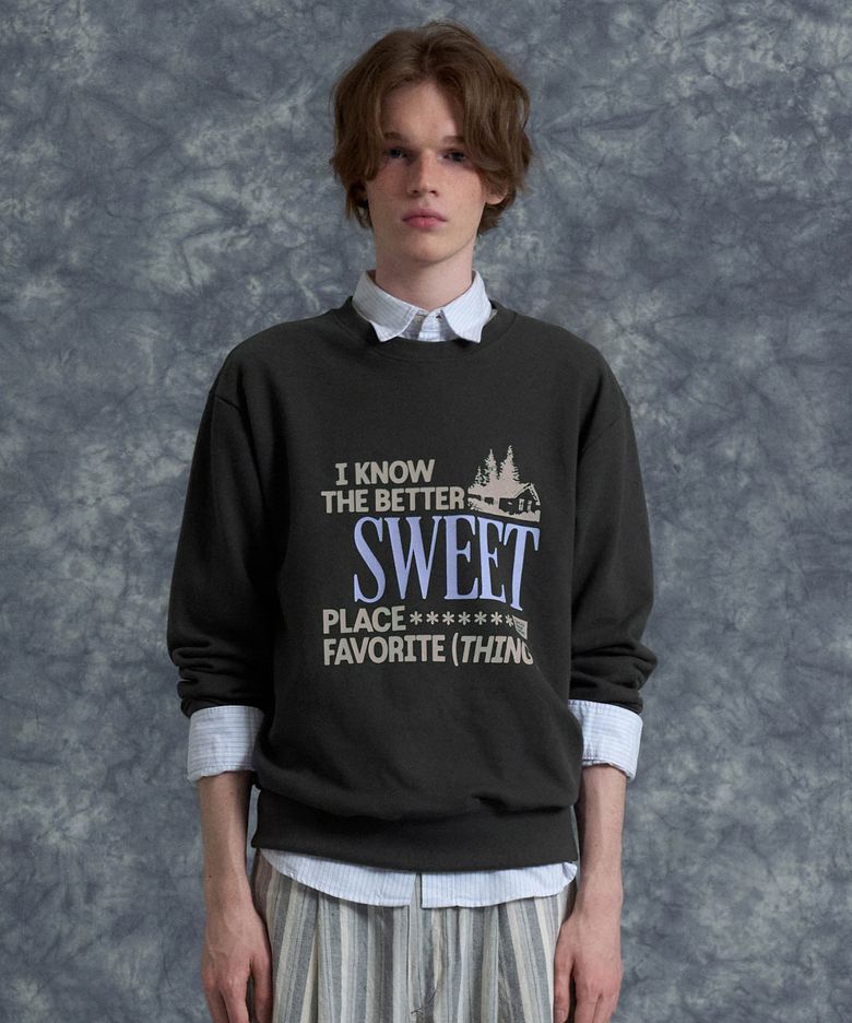 Sweet Sweatshirt - Charcoal