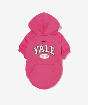 투톤아치 도기 후드_핫핑크