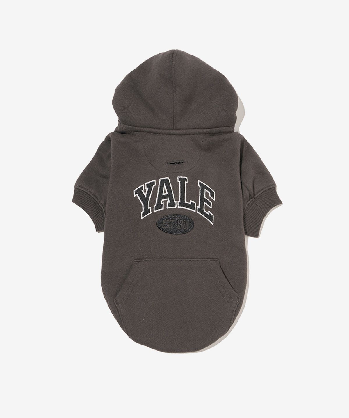 예일(YALE) 투톤아치 도기 후드_차콜