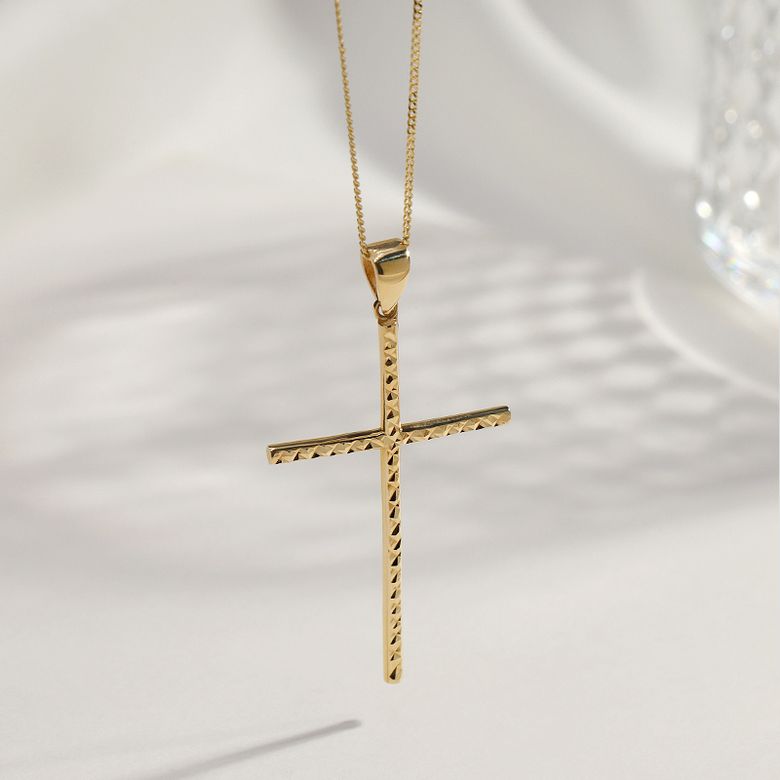 14K 글림크로스 목걸이