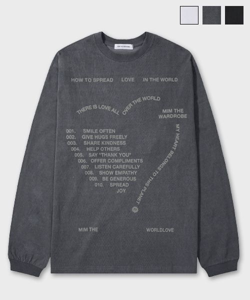 [MIM the wardrobe]ユニセックス☆TERRY SOLID LONG SLEEVE全4色 Mimthewardrobe | Official Store – Shop Trendy Fashion at MUSINSA