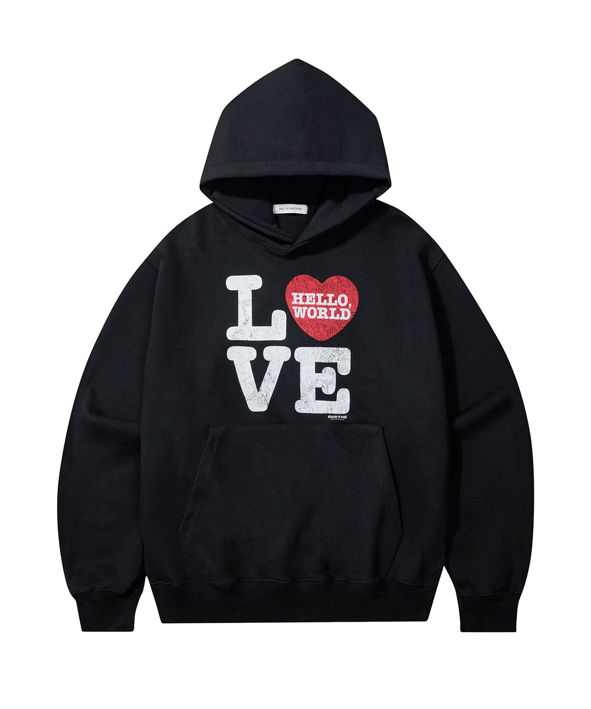 パーカー・フーディ [MIM the wardrobe] World & Love Applique Hoodie MIMTHEWARDROBE - | Shop Online | MUSINSA