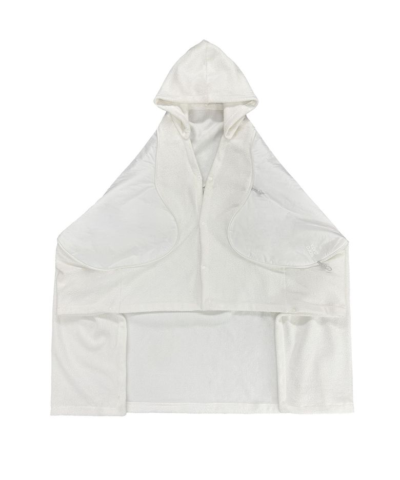 OJOS X GATA Deformable Terry Pajama Top / White