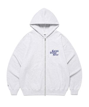 SELLER LOGO ZIP UP HOODIE LIGHT GREY(CV2FSUM480A)