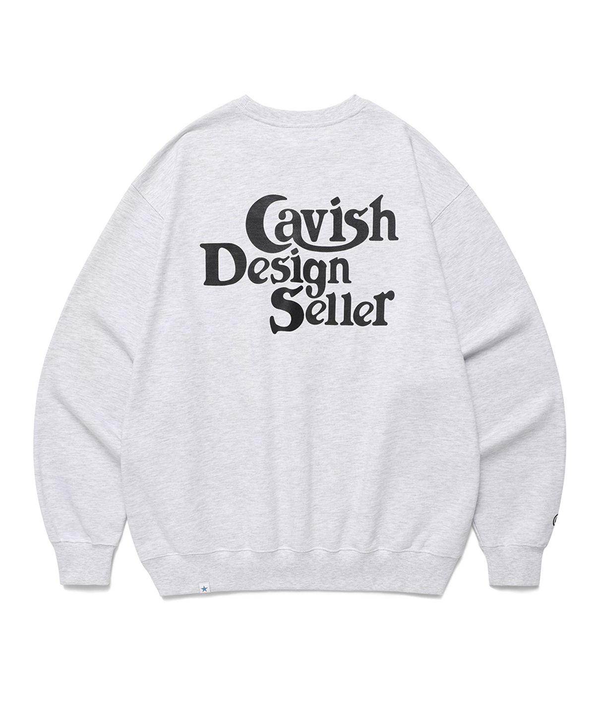 카비시(CAVISH) SELLER LOGO SWEATSHIRT LIGHT GREY(CV2EFUM441A)