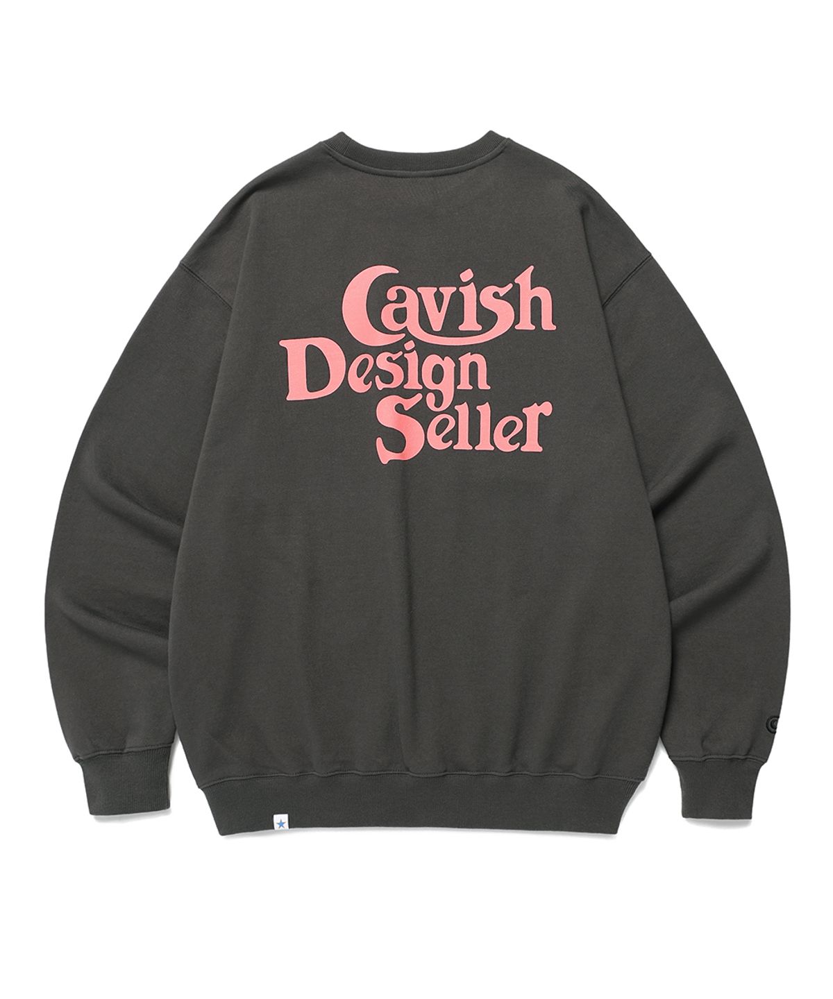 카비시(CAVISH) SELLER LOGO SWEATSHIRT CHARCOAL(CV2EFUM441A)