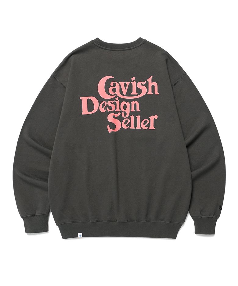 SELLER LOGO SWEATSHIRT CHARCOAL(CV2EFUM441A)