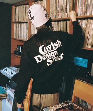 SELLER LOGO SWEATSHIRT BLACK(CV2EFUM441A)