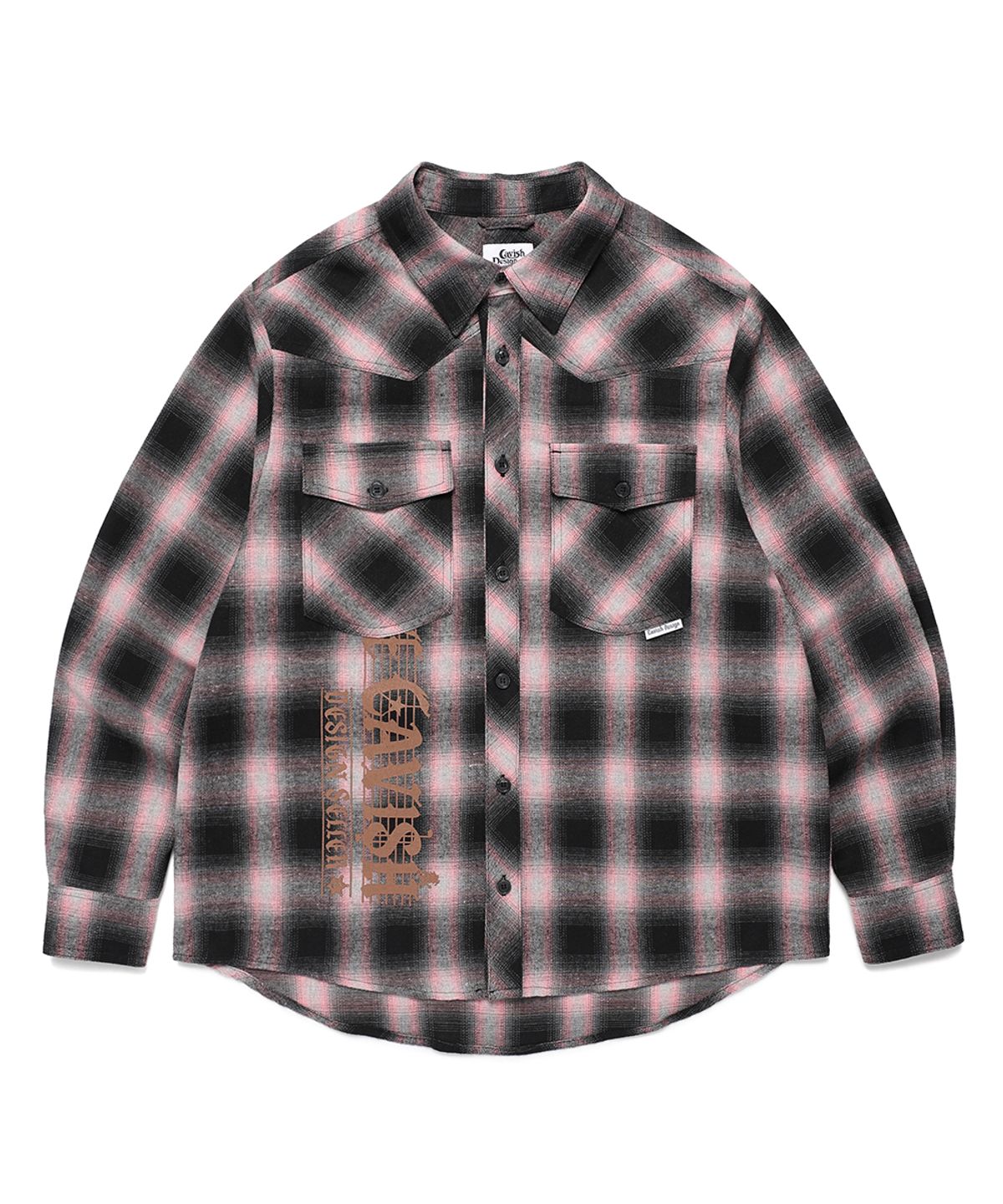 카비시(CAVISH) FLANNEL CHECK SHIRT PINK(CV2EFUW321A)
