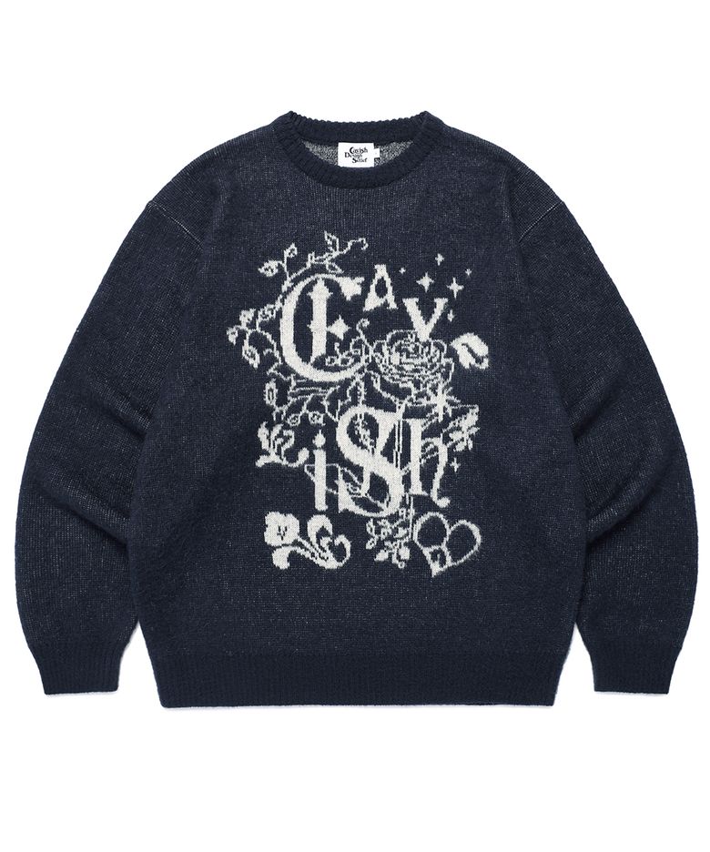 IVY BRUSHED KNIT SWEATER NAVY(CV2EFUK602A)