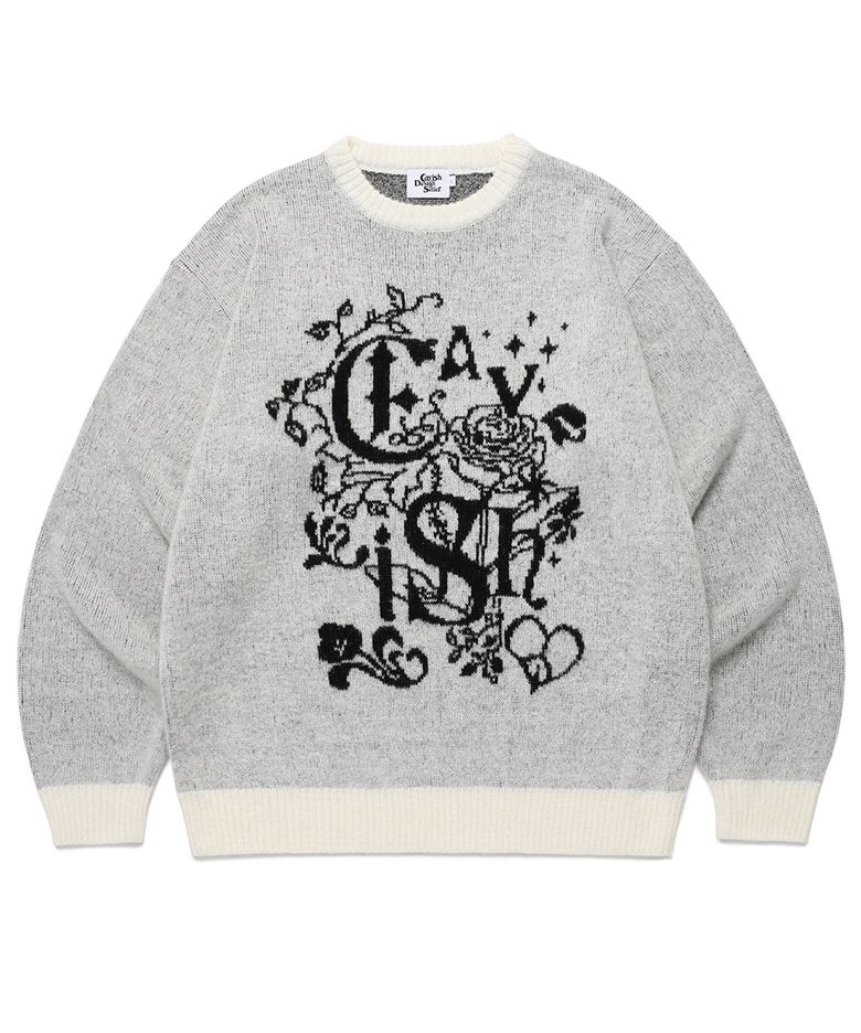 IVY BRUSHED KNIT SWEATER IVORY(CV2EFUK602A)
