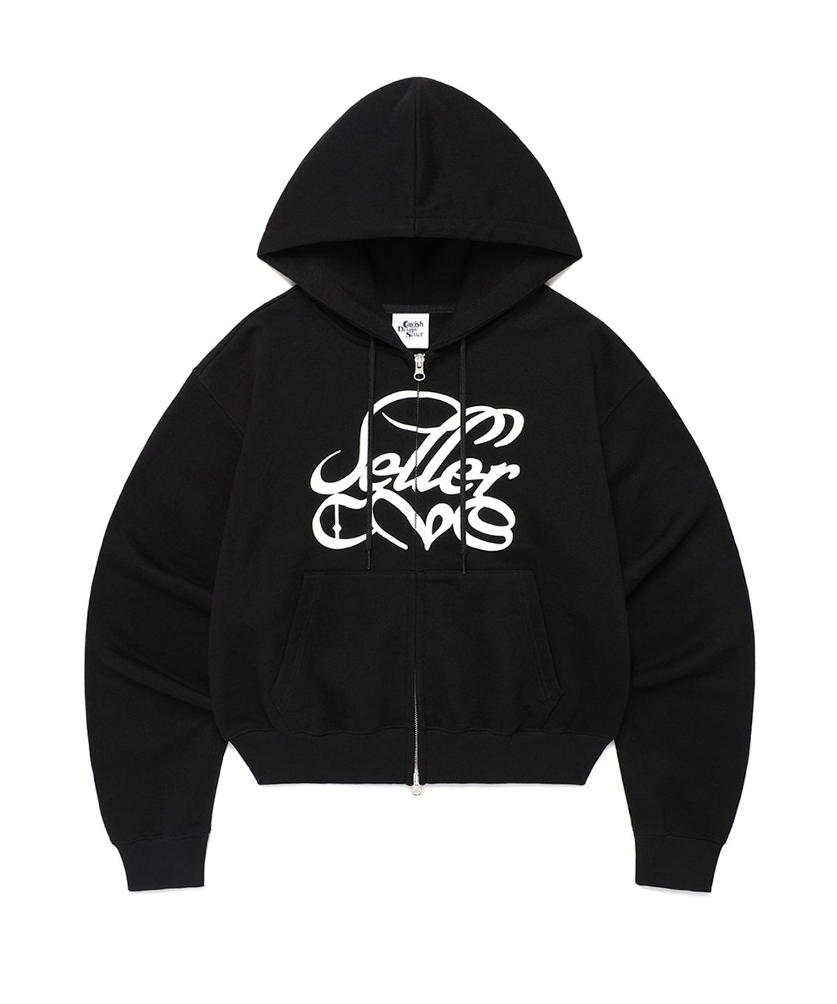 카비시(CAVISH) W CLASSIC LOGO ZIP UP HOODIE BLACK(CV2EFFM482A)