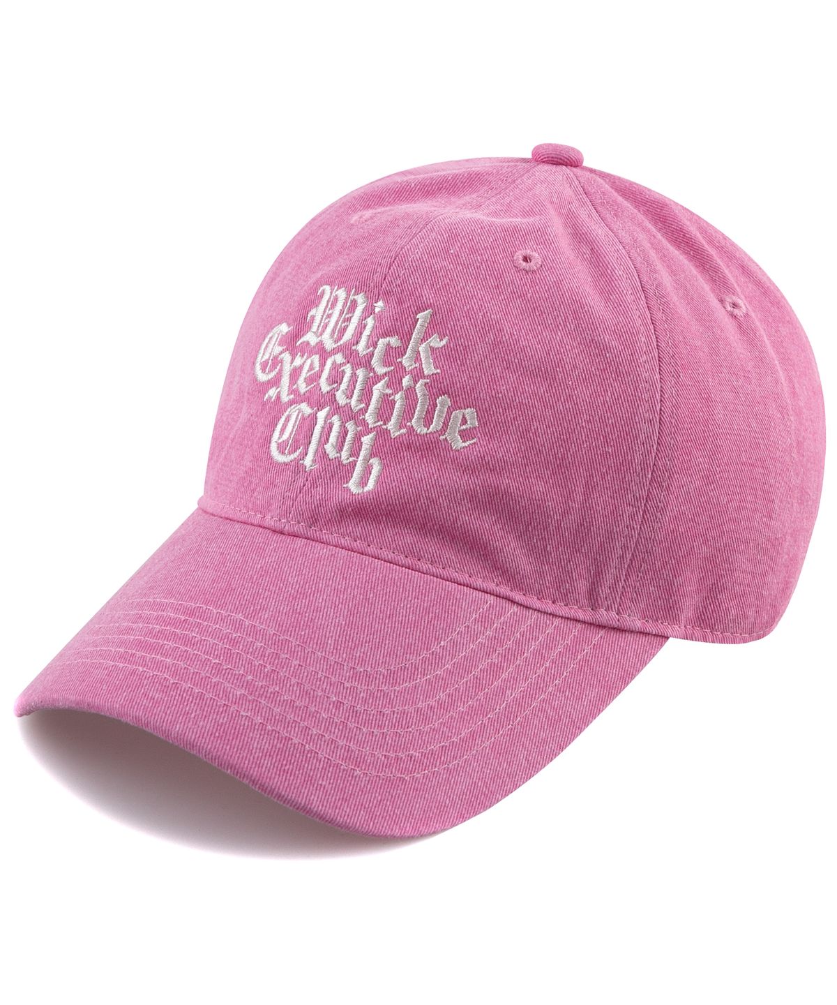 윅(WICK) Gothic Executive club 피그먼트 볼캡-핑크