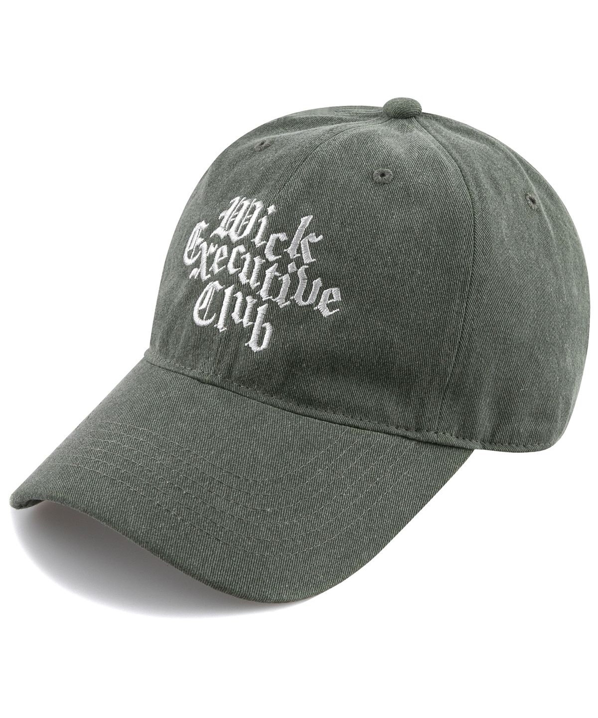 윅(WICK) Gothic Executive club 피그먼트 볼캡-카키
