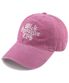 Gothic Executive club 스톤워시드 볼캡-핑크