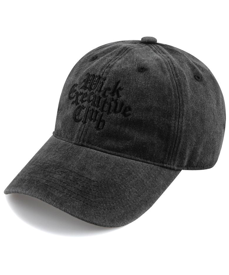 Gothic Executive club 스톤워시드 볼캡-차콜