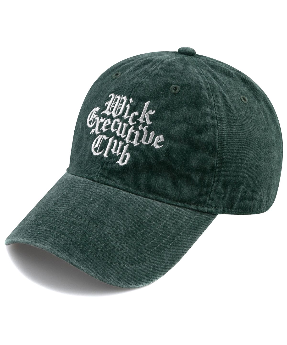 윅(WICK) Gothic Executive club 스톤워시드 볼캡-그린