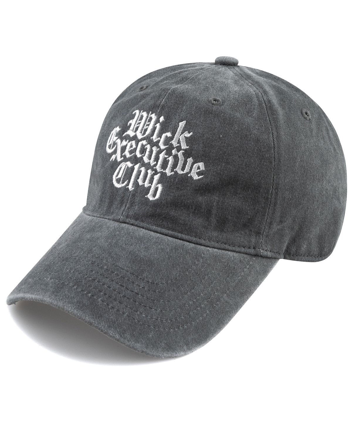 윅(WICK) Gothic Executive club 스톤워시드 볼캡-그레이