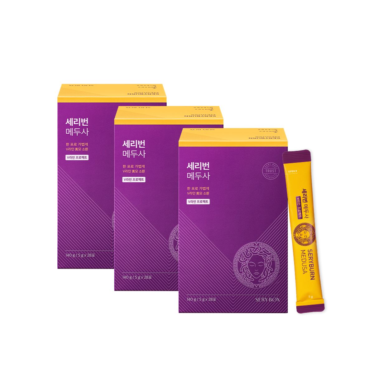 세리박스(SERYBOX) 세리박스 리뉴얼 세리번 메두사 3개월분(28포 x 3개입)