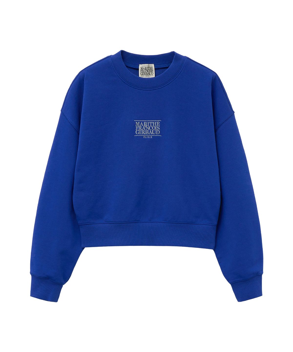 마리떼 프랑소와 저버(MARITHÉ + FRANҪOIS GIRBAUD) W NEW CLASSIC LOGO SWEATSHIRT blue