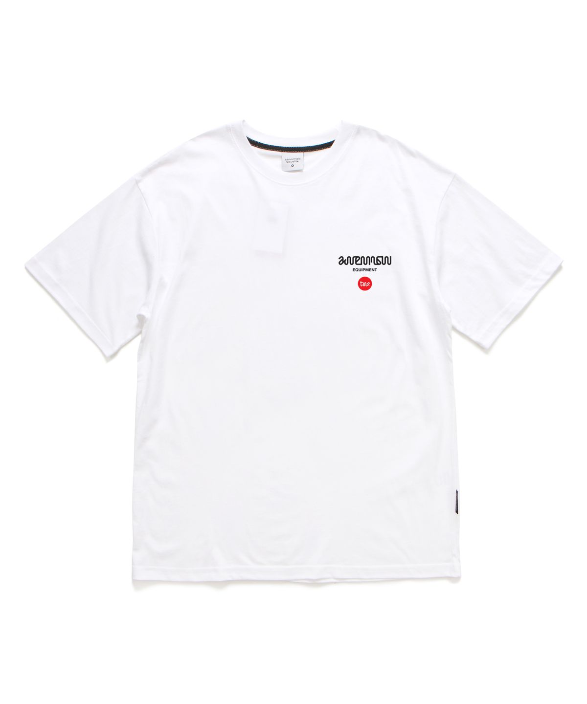 앱놀머씽(ABNORMALTHING) EQM 티셔츠 화이트 (EQM T-SHIRT WHITE)