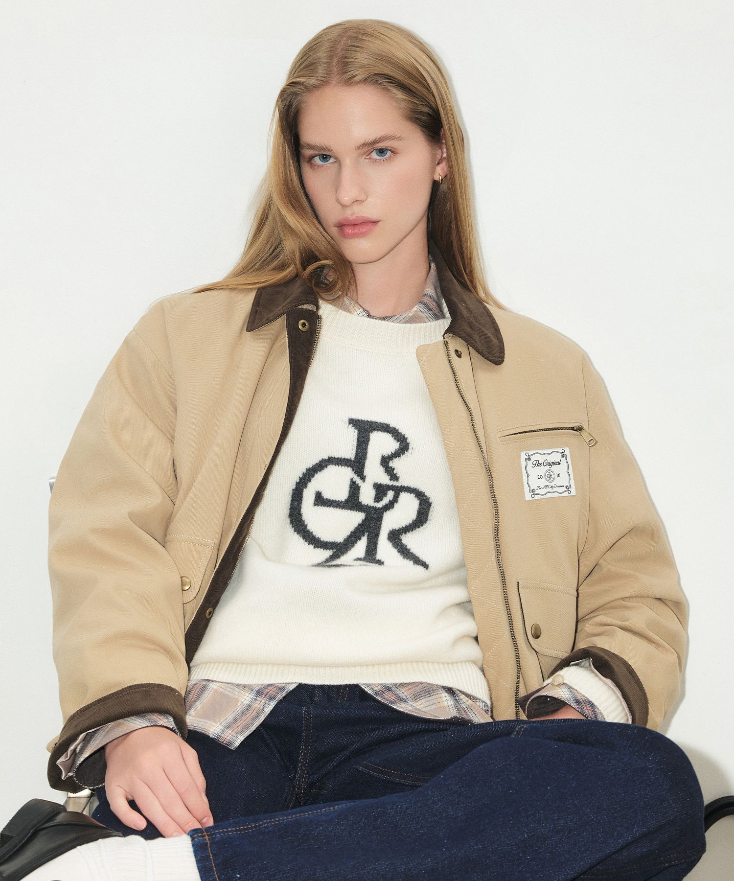 ジャケット Citybreeze Cotton Work Jacket 2 Colors MUSINSA | CITYBREEZE Cotton Work Jacket_BEIGE