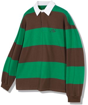 빈티지 스트라이프 럭비 티셔츠