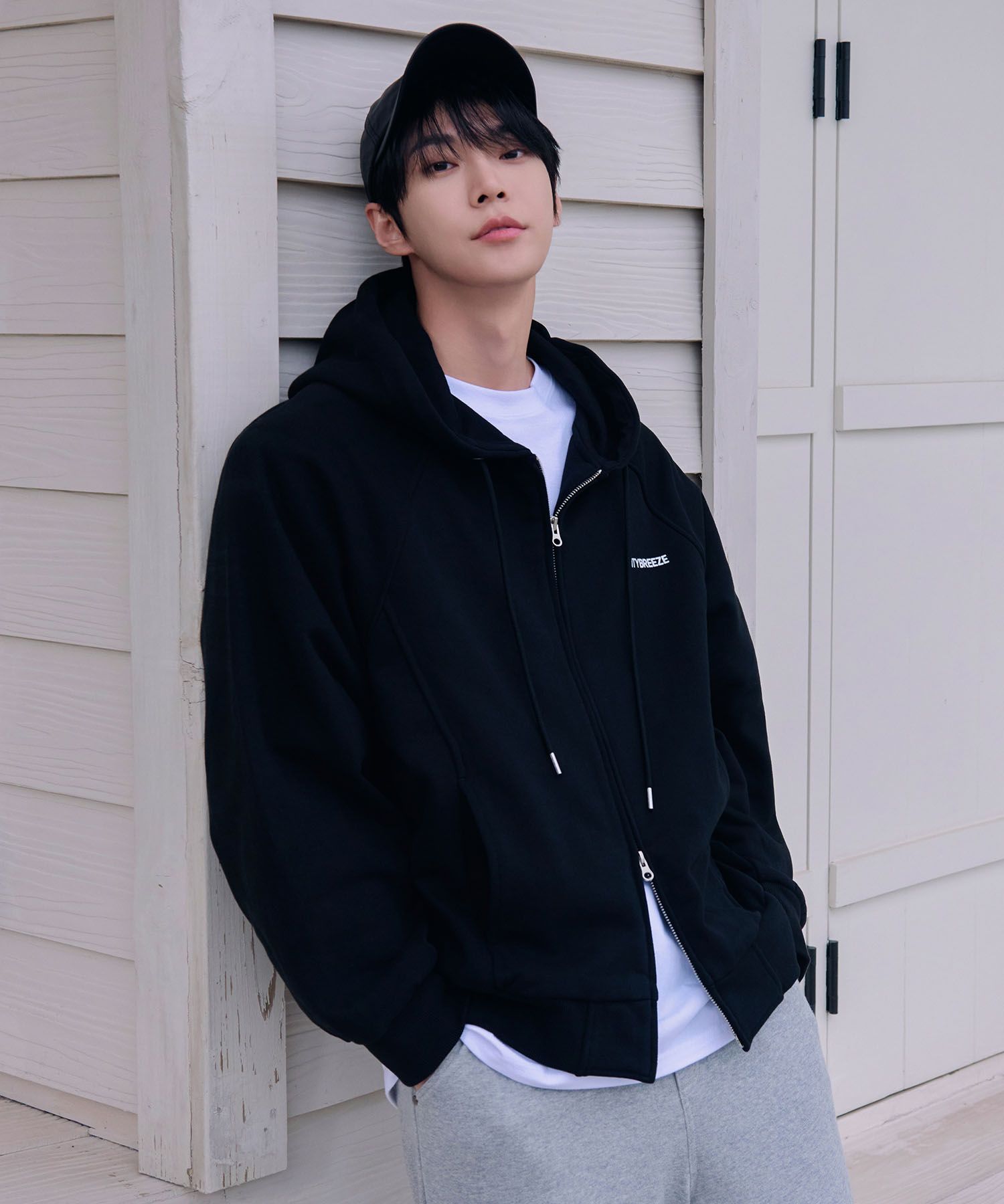 MUSINSA | LEMAIN SECOND [2PACK] 2WAY OVERFIT SWEAT HOOD ZIP
