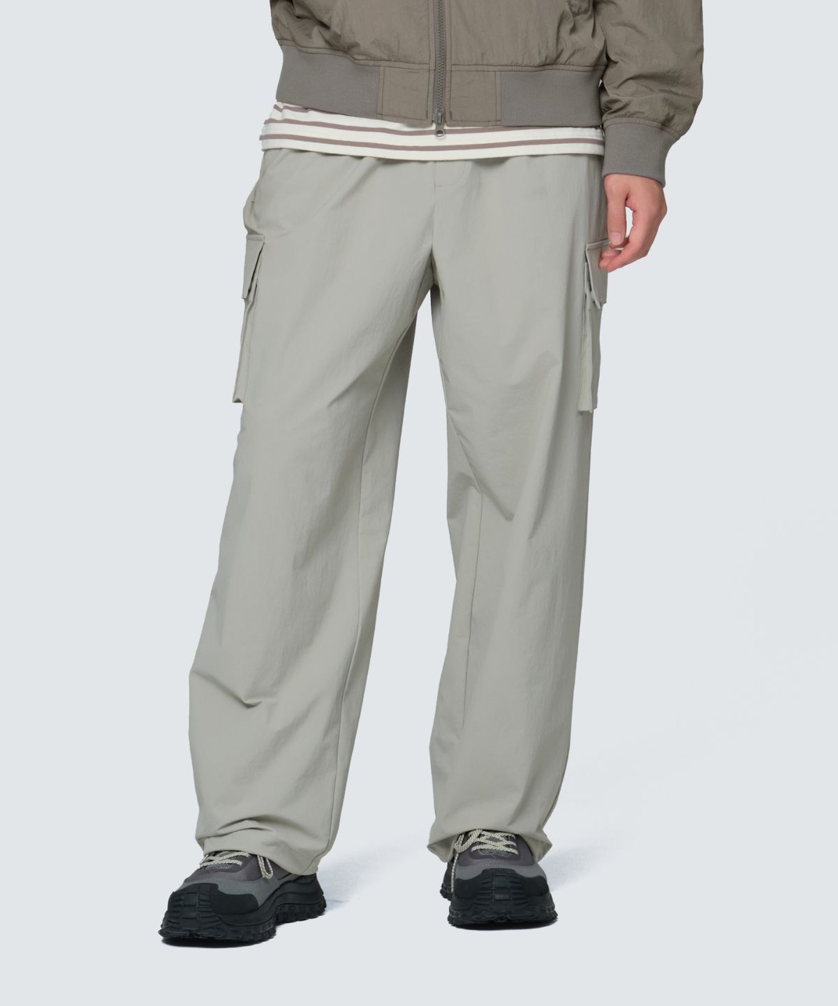 스노우피크 어패럴(SNOWPEAK APPAREL) 루트 카고 스트링 팬츠 (S24FURPT66) Beige Gray