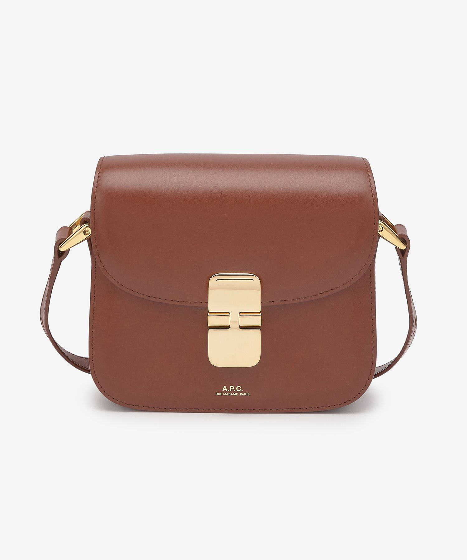 ☆A.P.C.☆ Mini Grace Shoulder Bag Hazelnut PXBMWF61515CAD P Buy A.P.C. Mini Grace Shoulder Bag 'Hazelnut' - PXBMW F61515