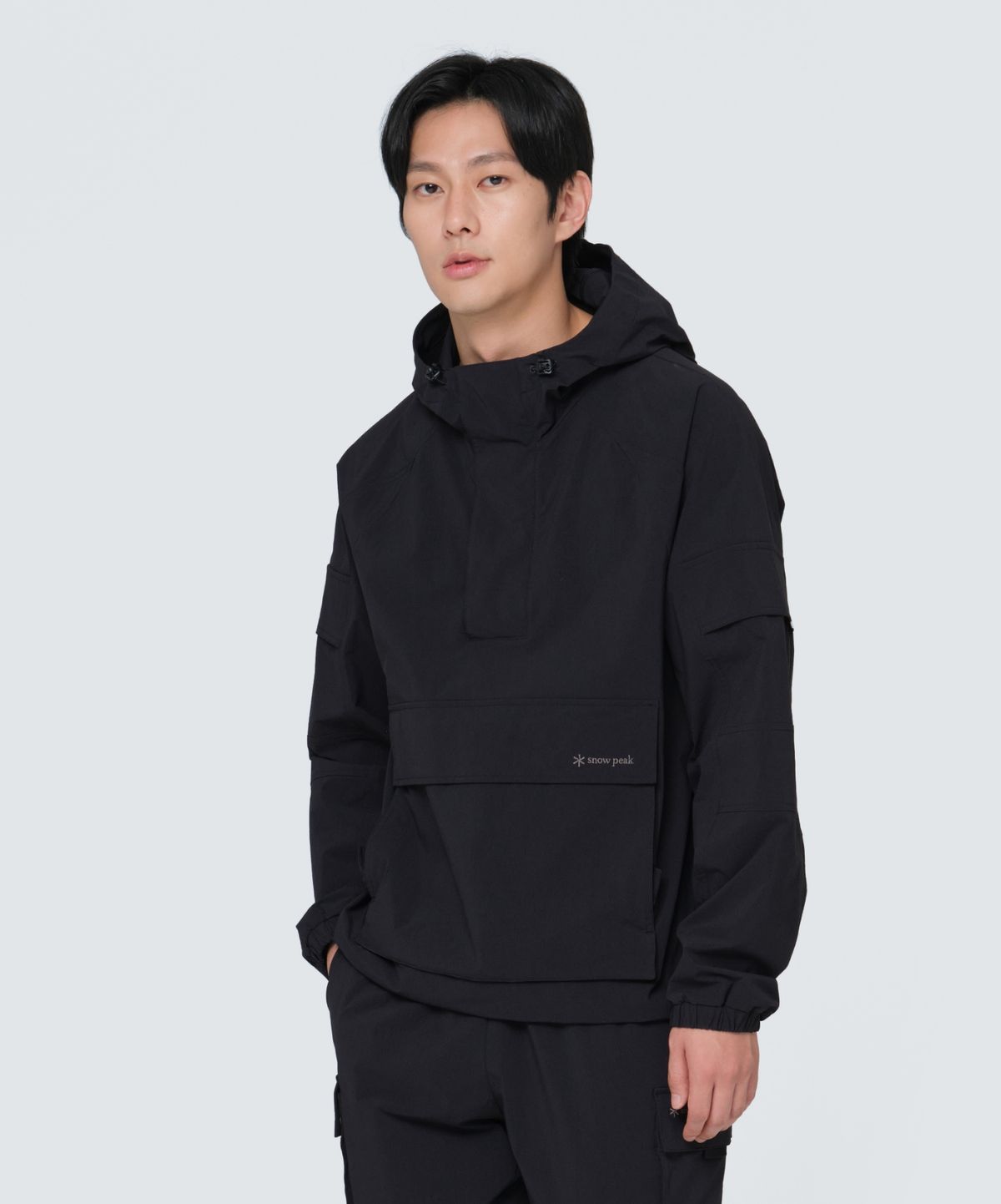 스노우피크 어패럴(SNOWPEAK APPAREL) 루트 아노락 (S24FMRAN62) Black