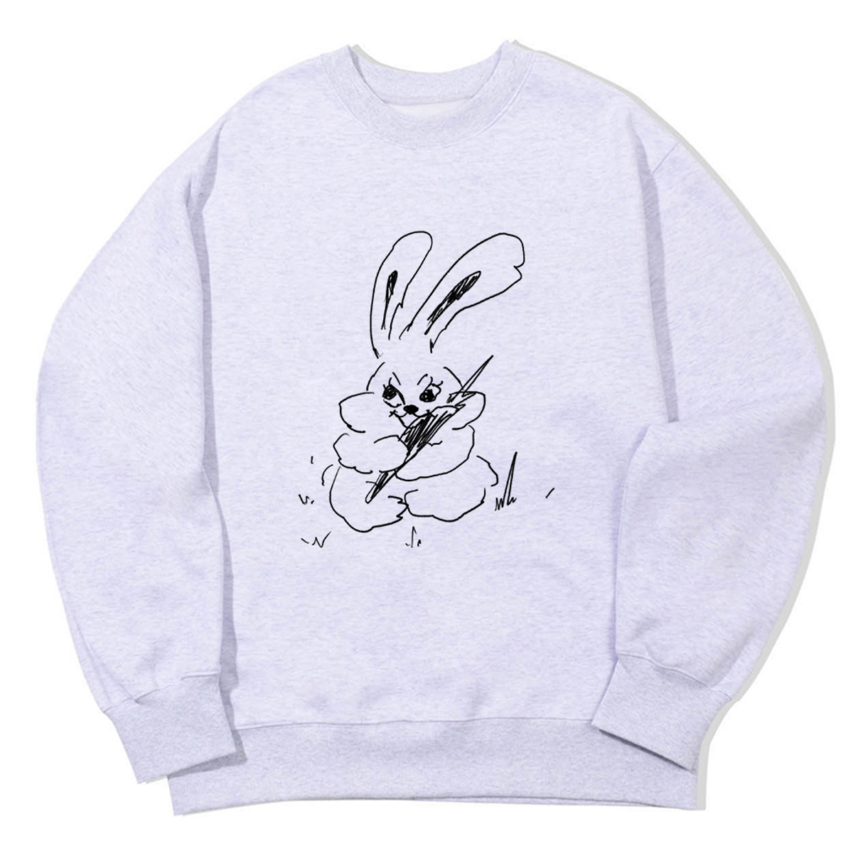 어썸어스(AWESOMEUS) RABBIT EATING PLANT SWEAT SHIRTS_3 COLOR
