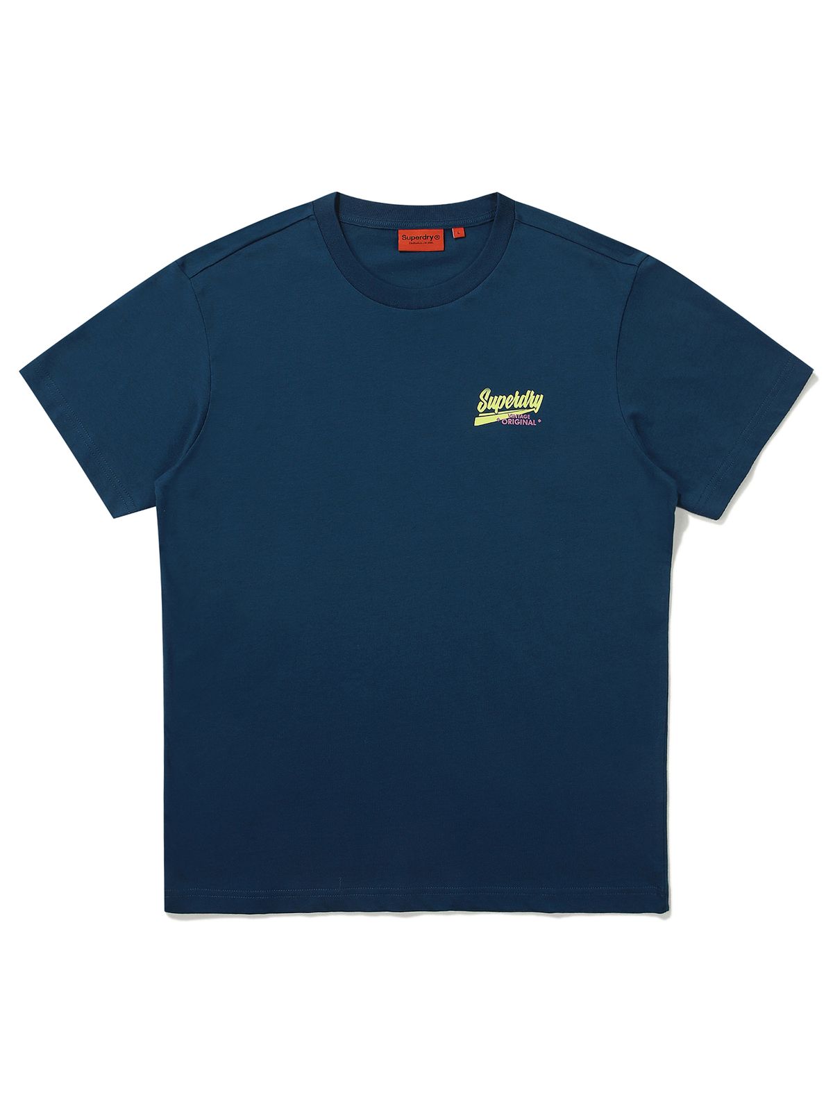 슈퍼드라이(SUPERDRY) 락펑크 레귤러핏 반팔 티셔츠 틸그린
