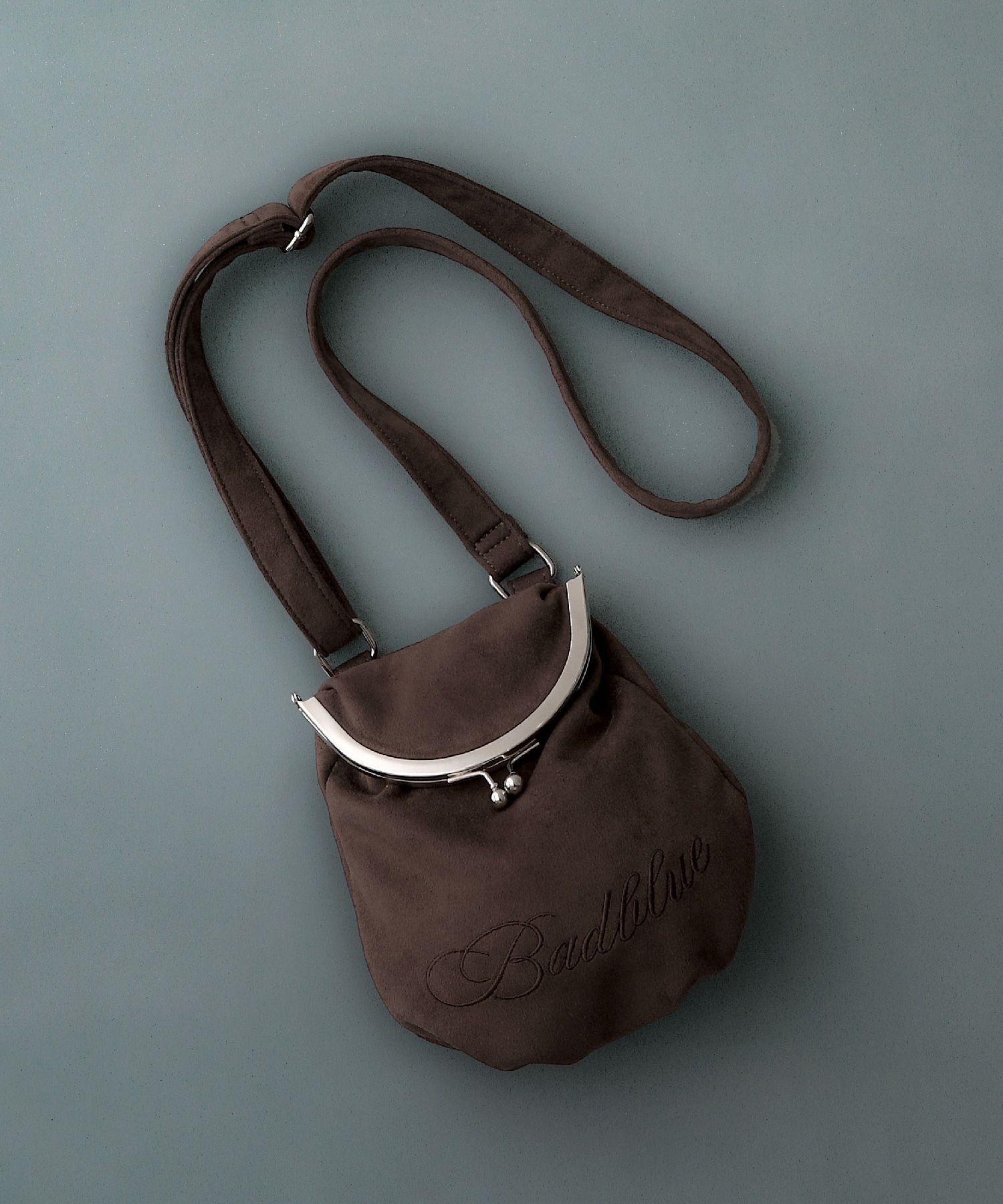 【韓国BAD BLUE バッドブルー】Suede Bao Bag Brown Suede Bao Bag Brown