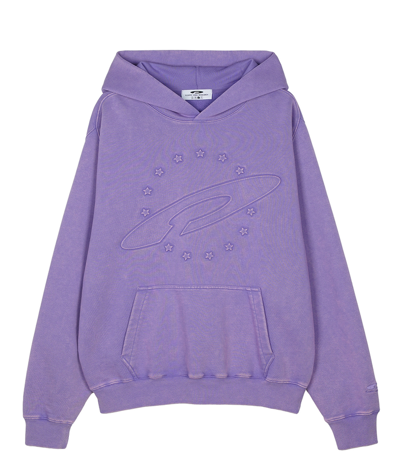 Embo Pigment Star Disk Logo Hoodie Lavender