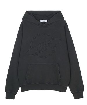 Embo Pigment Star Disk Logo Hoodie Black