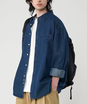 시티보이 빅오버핏 워시드 데님 셔츠 4Color